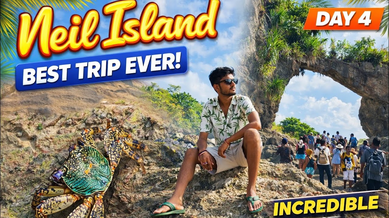 This is Why Neil Island is the Most Beautiful! 🌴 | Stunning Coral Bridge & Beaches