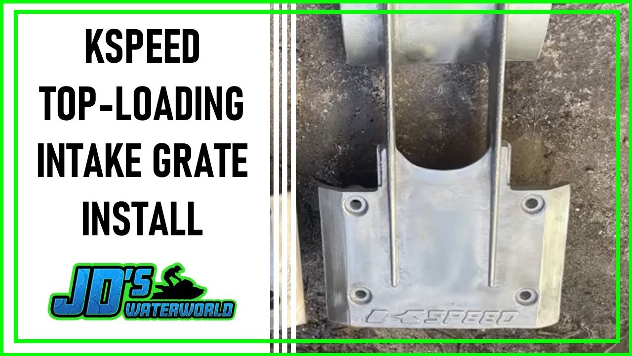 KSPEED INTAKE GRATE:  Installation and Comparison Video - 2022+ Kawasaki Ultra 310 Series Jet Skis