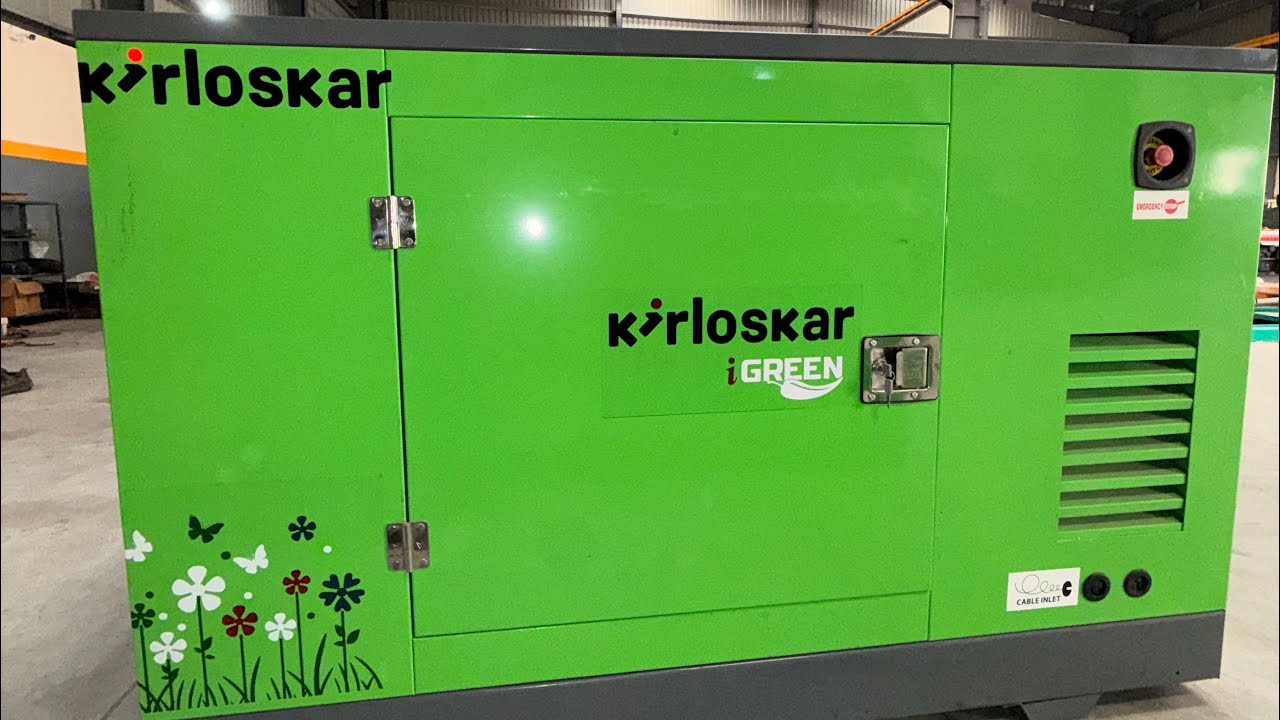 20kva Kirloskar refurbished old silent Generator with full load & sound testing Nanded Delivery 