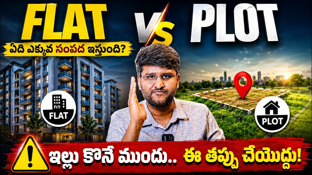Flat vs Plot: Which is Smarter Investment? | Best Property Investment Strategy | Revanth Chalamala
