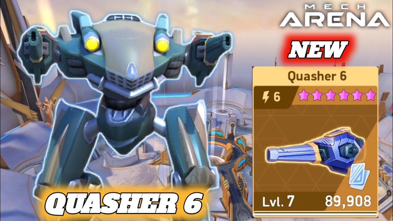 Новое оружие Quasher 6 с теневым геймплеем &mdash; Mech Arena