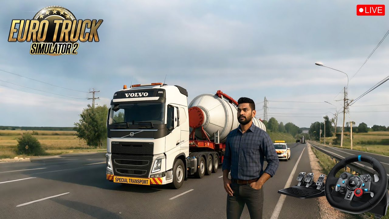 Euro Truck Simulator 2 | Special Transport | Heavy Cargo | Sinhala Live Gameplay