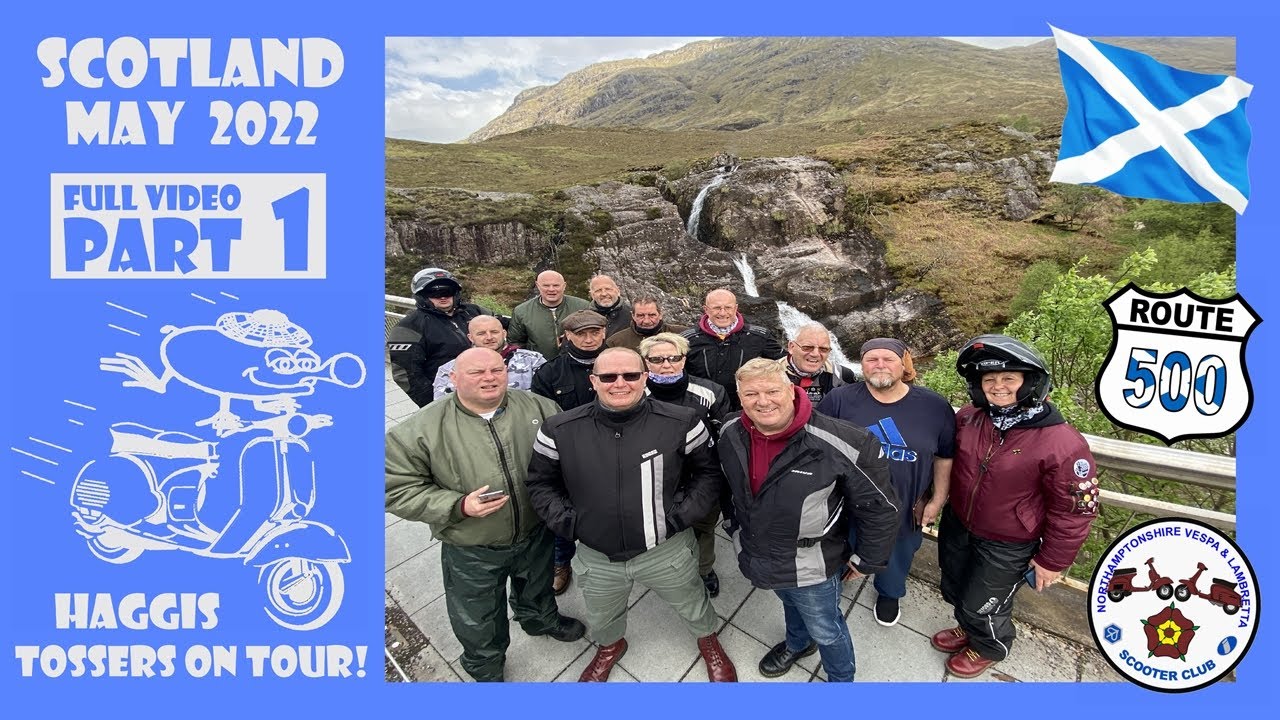 NC500 Scotland Trip, with Trossachs & Cairngorms - May 2022, NVLSC Scooter Tour. Part 1 of 2