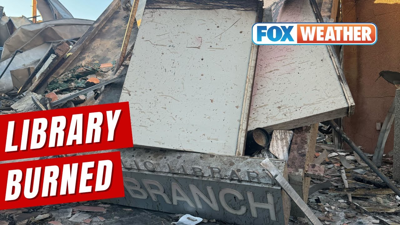 Pacific Palisades Library Reduced To Ruin By California Wildfires