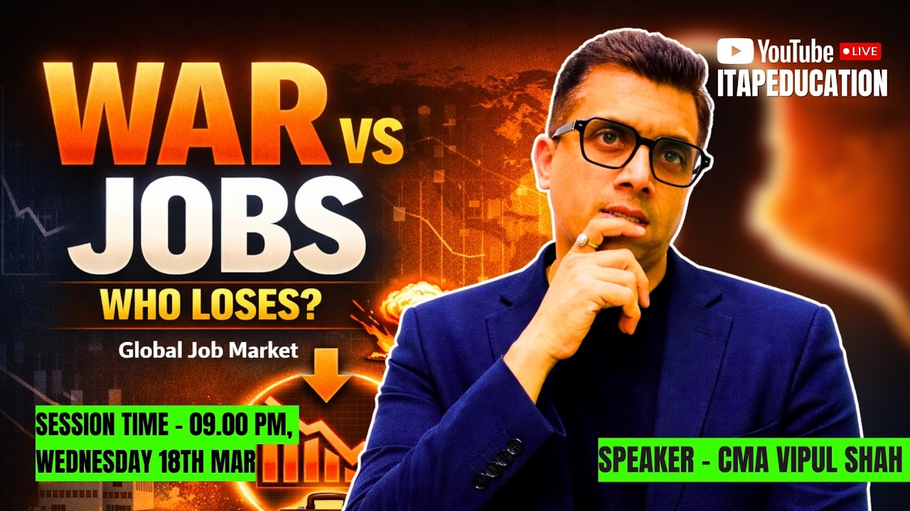 ⚔️ WAR vs JOBS – Who Loses? | CMA Vipul Shah | ITAP PBA