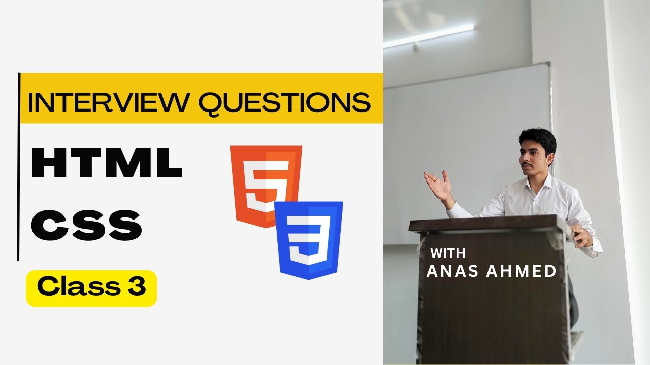 Free Live Session: HTML & CSS Interview Questions
