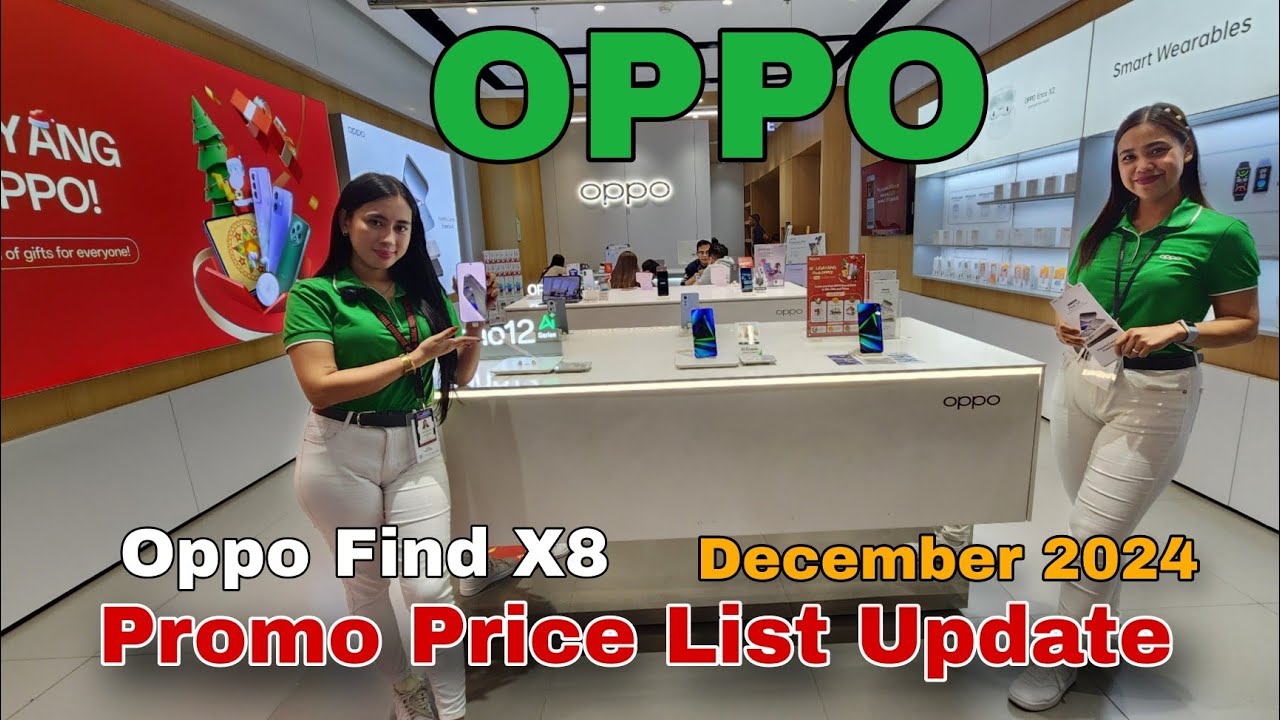 OPPO Promo Price List Update December 2024, Oppo Find X8, Oppo Reno 12 Series, A Series