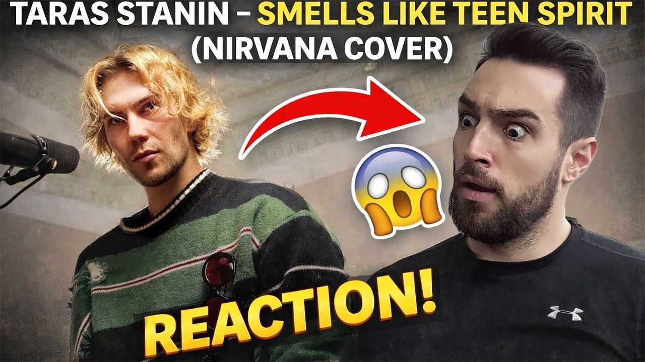 Тарас Станин превращает песню &laquo;Smells Like Teen Spirit&raquo; в нечто иное (битбокс-кавер) | Реакция
