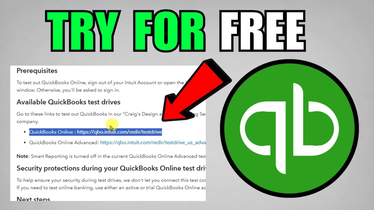 How To Try QuickBooks Online For Free Test Drive Demo Version (2026) (Complete Guide)