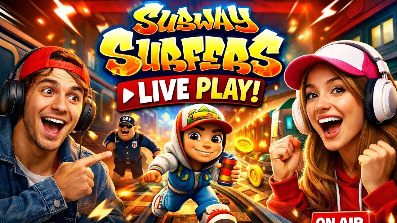 🔥 SUBWAY SURFERS LIVE PLAY 🔥
