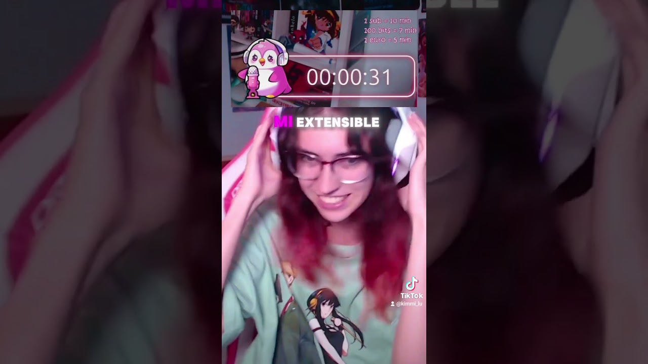 Intentando terminar el extensible despu&eacute;s de 2 meses 😭#extensible #stream #streamer #twitch #clip