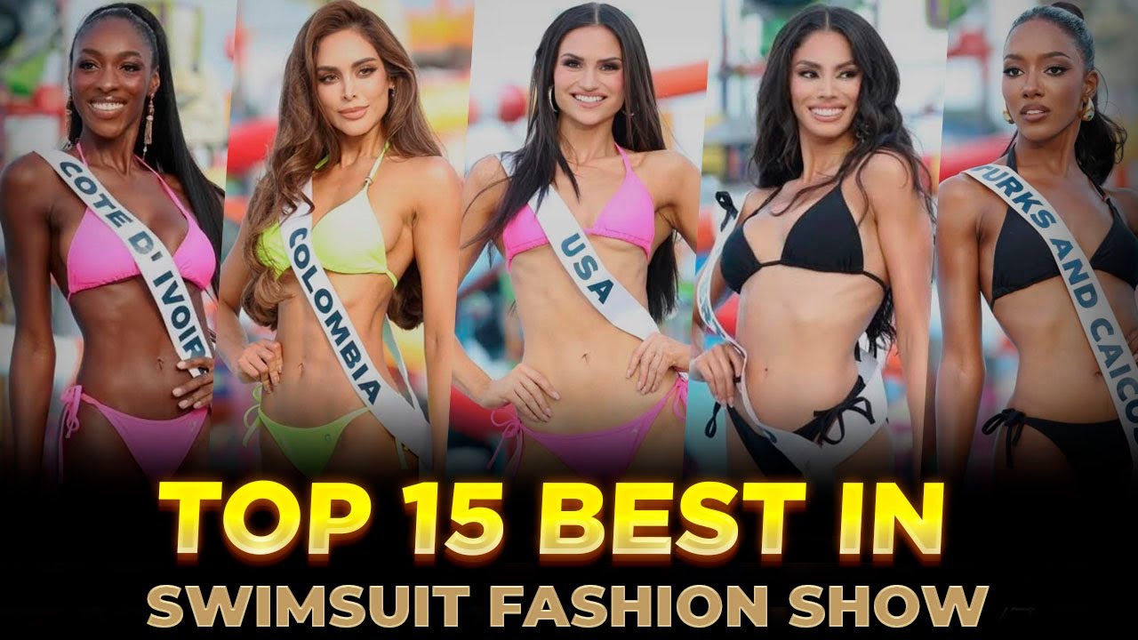 Мисс Вселенная 2025 | Топ-15 лучших на показе мод в купальниках🔥 Кто затмил всех?