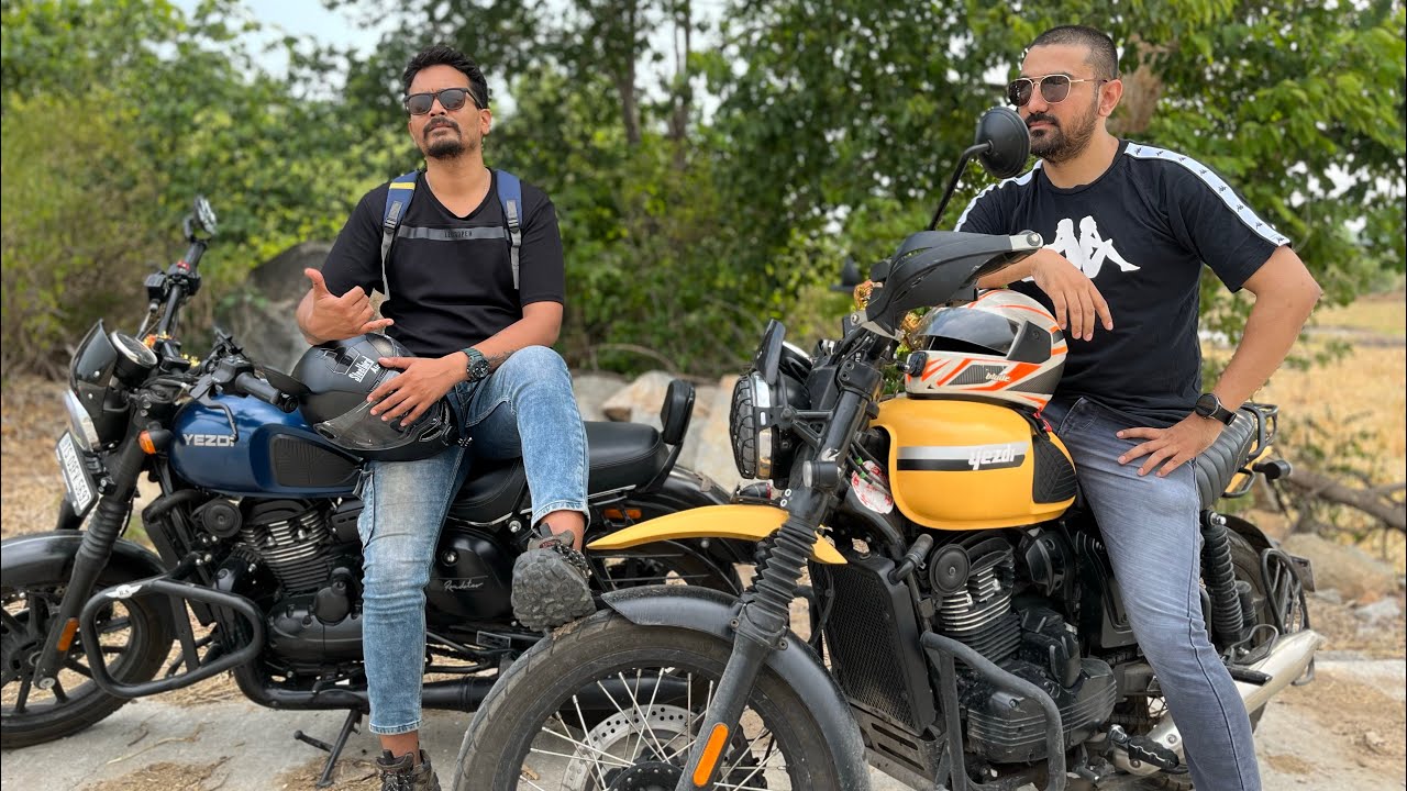 Yezdi scrambler vs yezdi roadster | top speed | drag race | telugu | abby’s ride