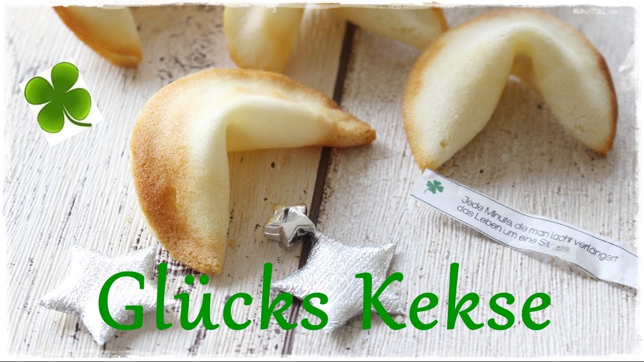 DIY | 🍀 Silvester Glückskekse 🍀 | Geschenk Idee schnell und einfach selber machen BackLounge Rezept