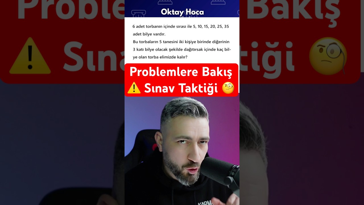🙅&zwj;♂️Problemlere bakış b&ouml;yle olur ‼️ #tytmatematik #yks #2025tayfa #dgsmatematik #agsmatematik