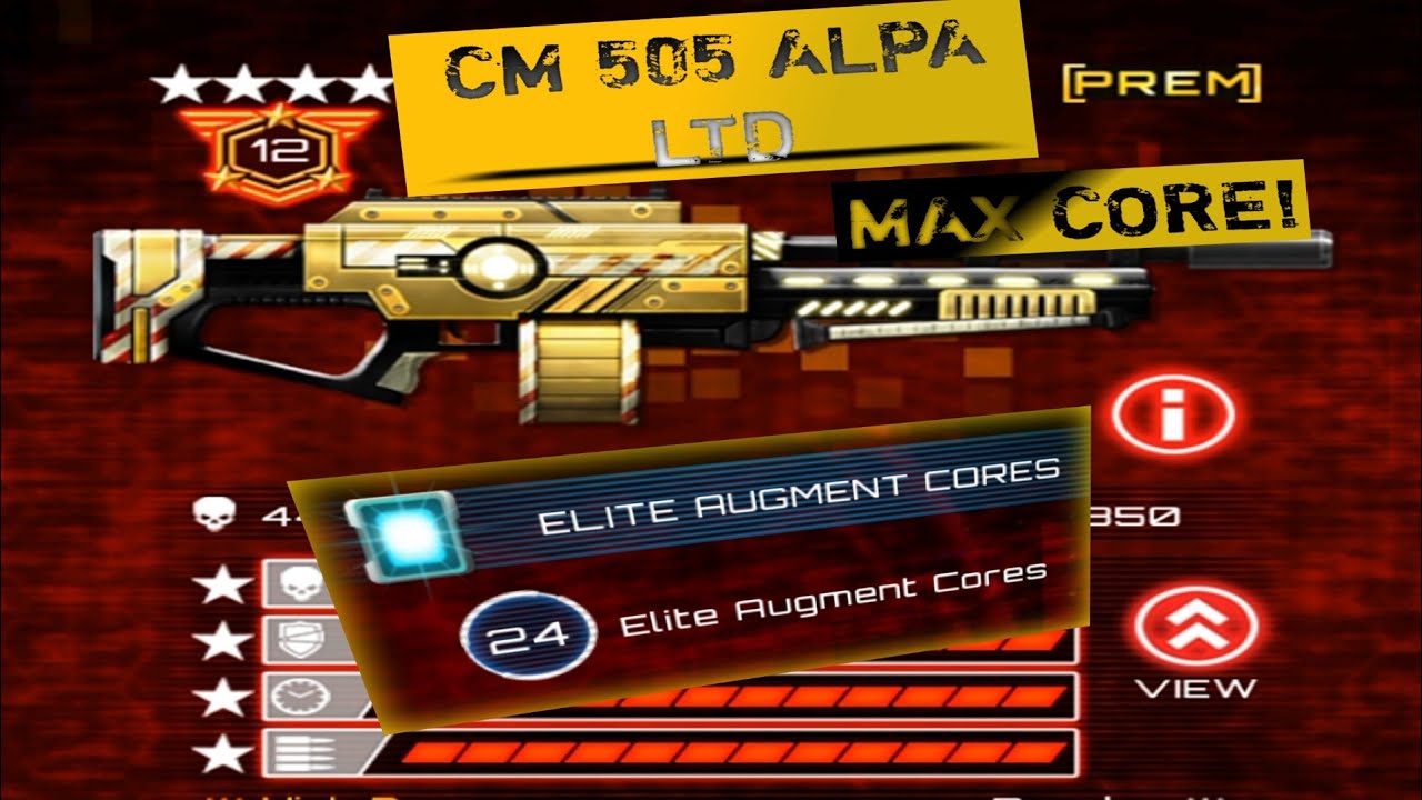 SAS : 4 | Max CORE! CM 505 Alpa Ltd. Premium Weapon | Nightmare |