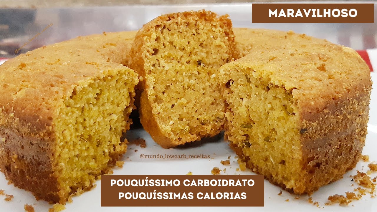 O MELHOR E MAIS DELICIOSO BOLO LOW CARB FITNESS [ BOLO Fake de FUBÁ ]