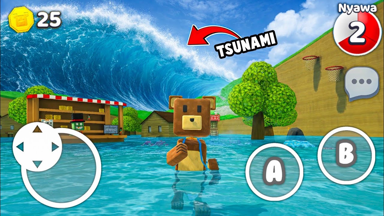 New Mode Tsunami - Kampung Beruang Terkena Banjir dan Tsunami yang Menyeramkan Super Bear Adventure