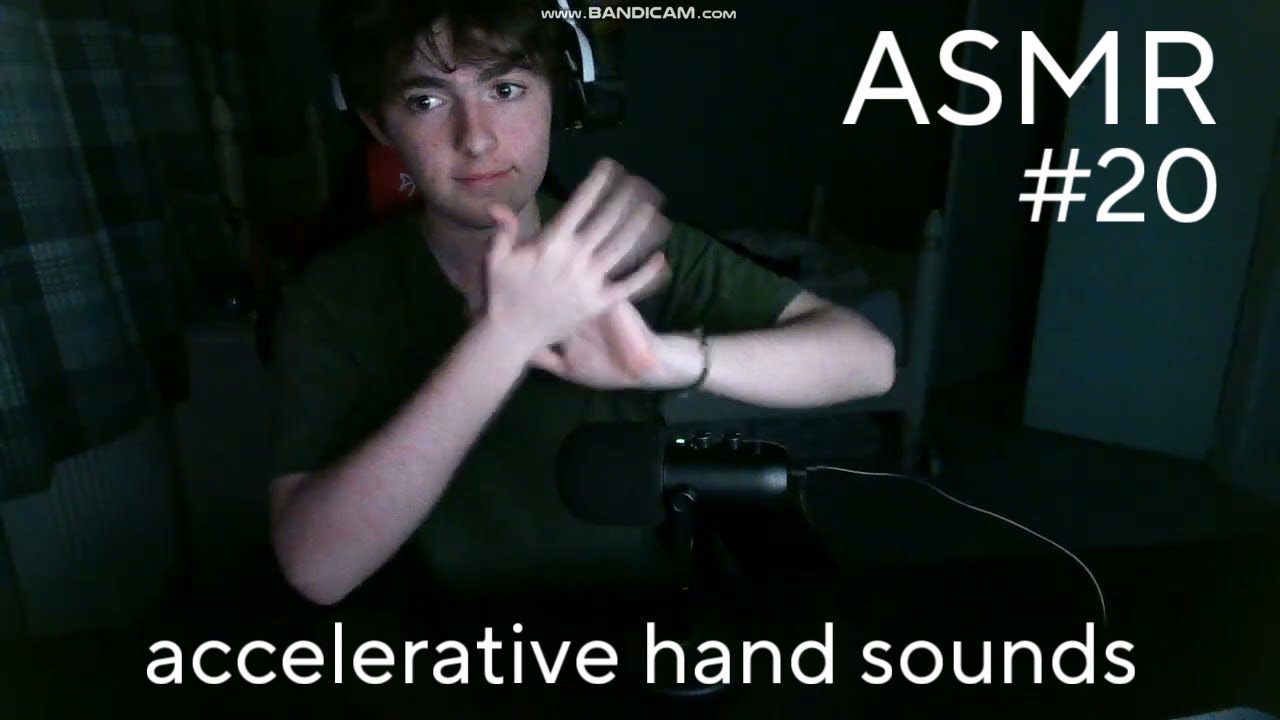 ASMR - fast and aggressive hand sounds 2, accelerative (NO TALKING)