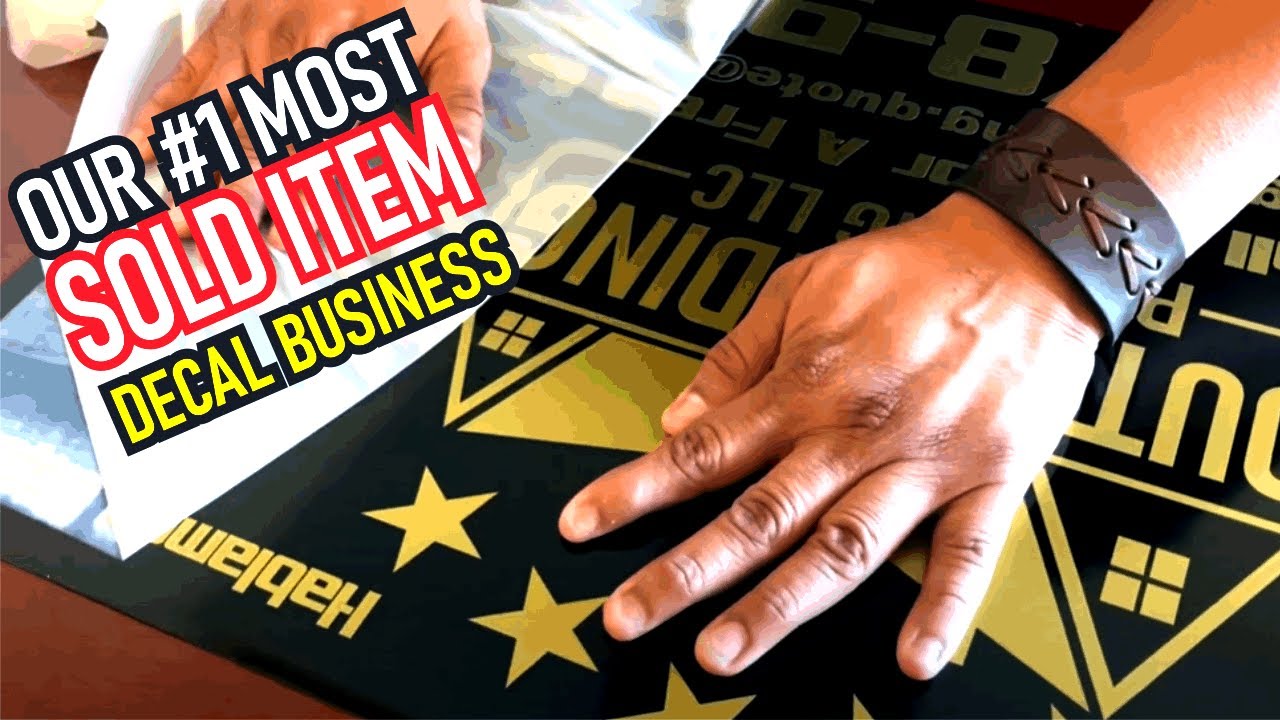 Making vinyl signs all tools you need