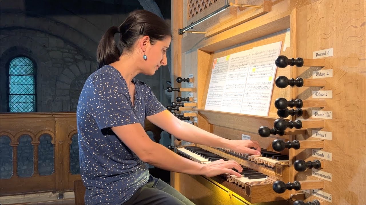 VIVALDI / J.S. BACH - Concerto in a minor, BWV 593/1 (Anne-Isabelle de Parcevaux, organ)