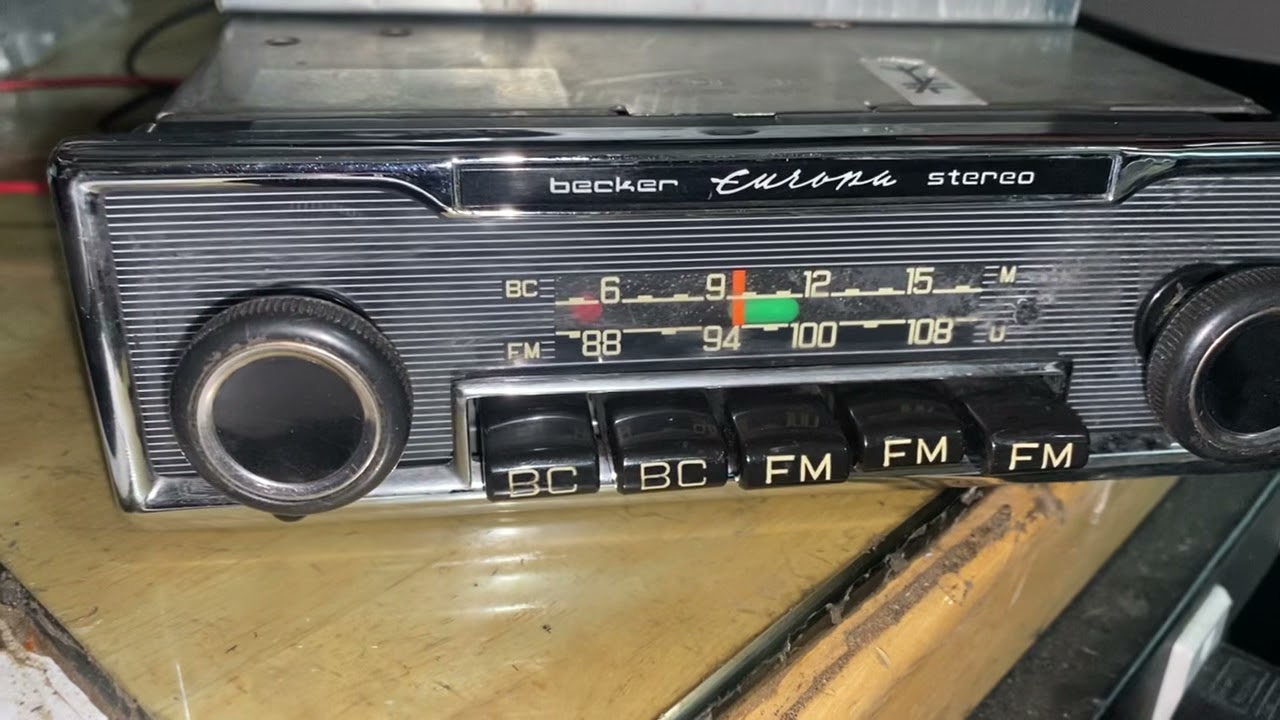Vintage Becker Europa stereo Mercedes, Ferrari Porsche
