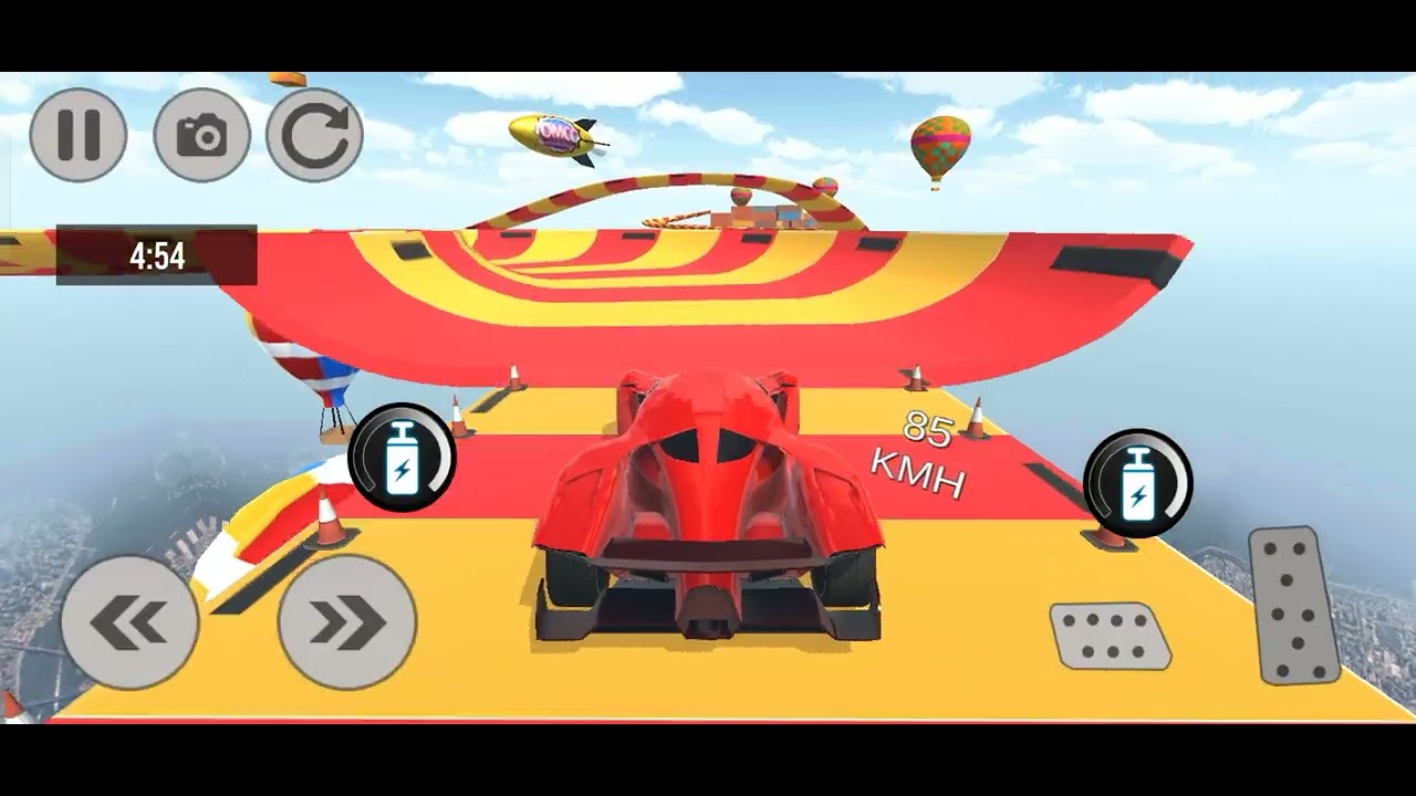 Impossible car stunt Mobile game play 
