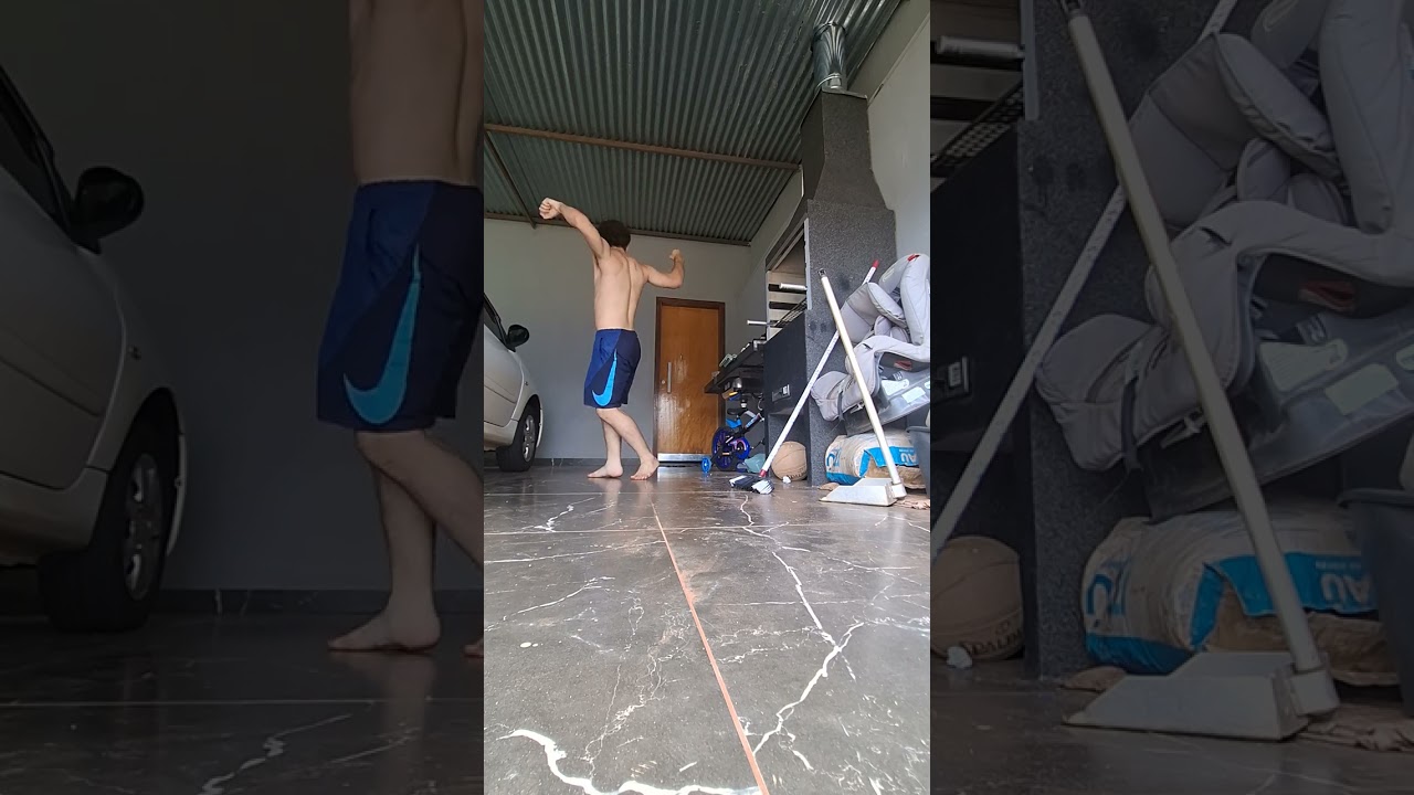 Treinando Judô em casa - Tandoku Renshu (sombra)