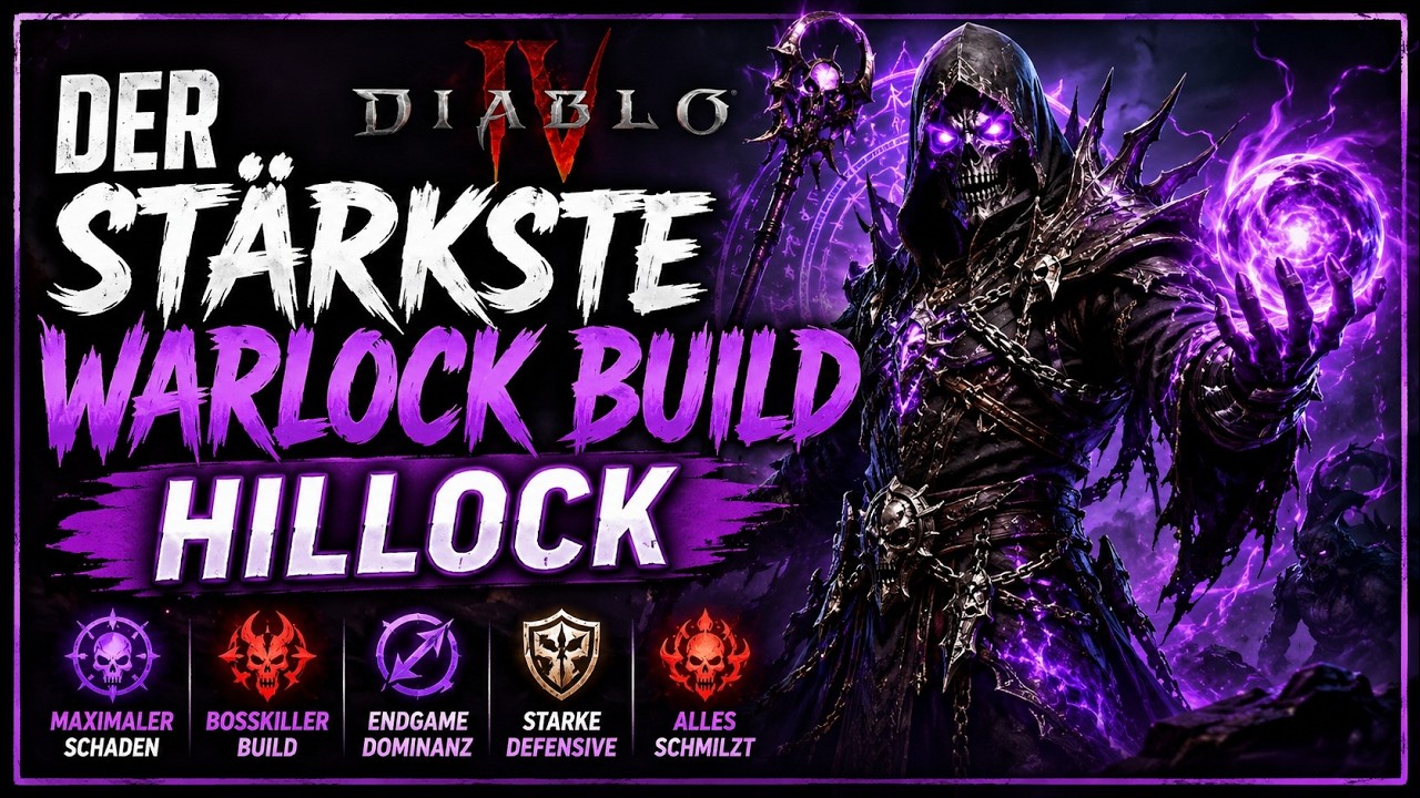 Der st&auml;rkste Warlock Build aus Diablo 4 (HILLOCK)