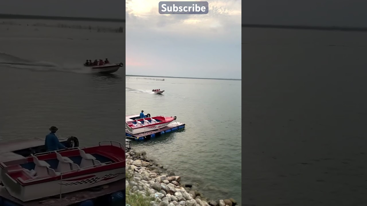 Speed Boat Ride At Haripura Dam