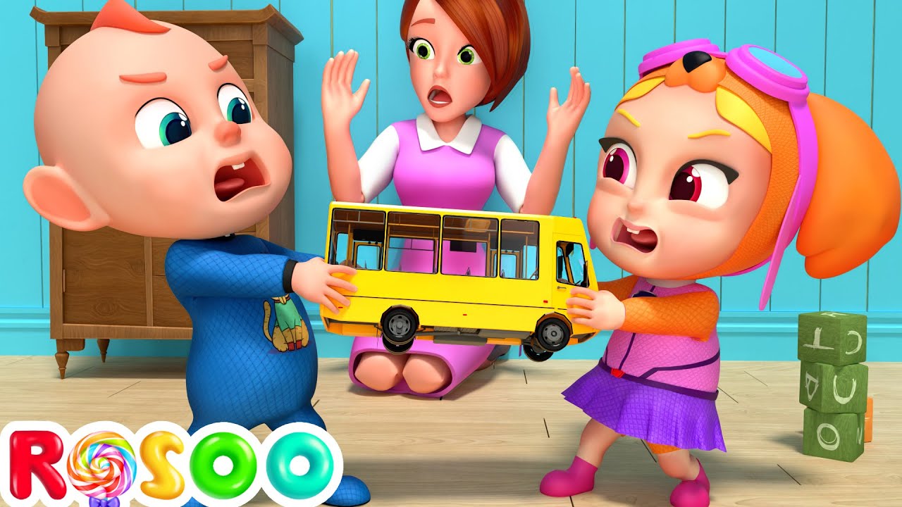 Should I Share? | Sharing is Caring | Good Habits | Rosoo Nursery Rhyme & Kids Songs
