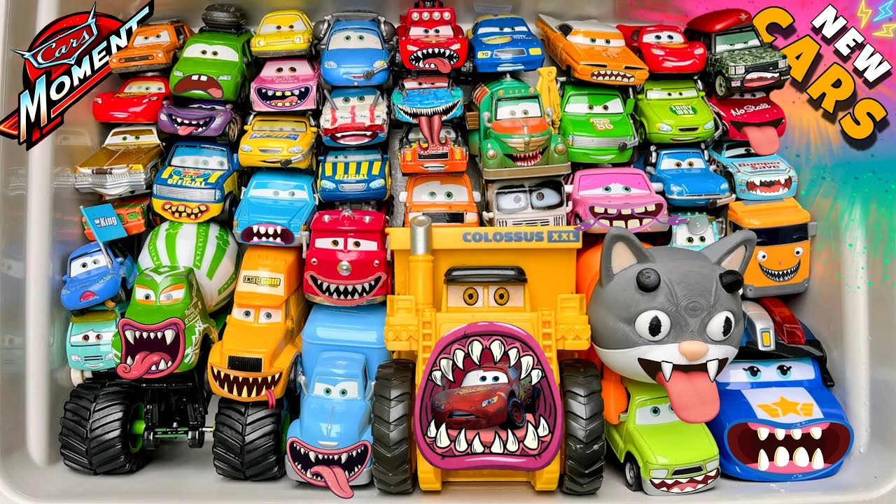 Disney Pixar Cars Unboxing Review | Lightning McQueen, Tow Mater, Doc Hudson, Sally Carrera, Cruz