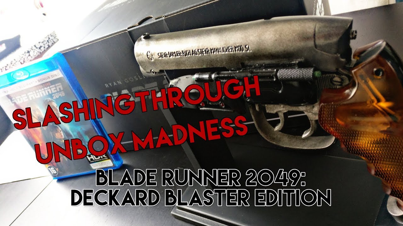 Blade Runner 2049 Deckard Blaster UHD 4K edition - Unbox Madness Slashingthrough