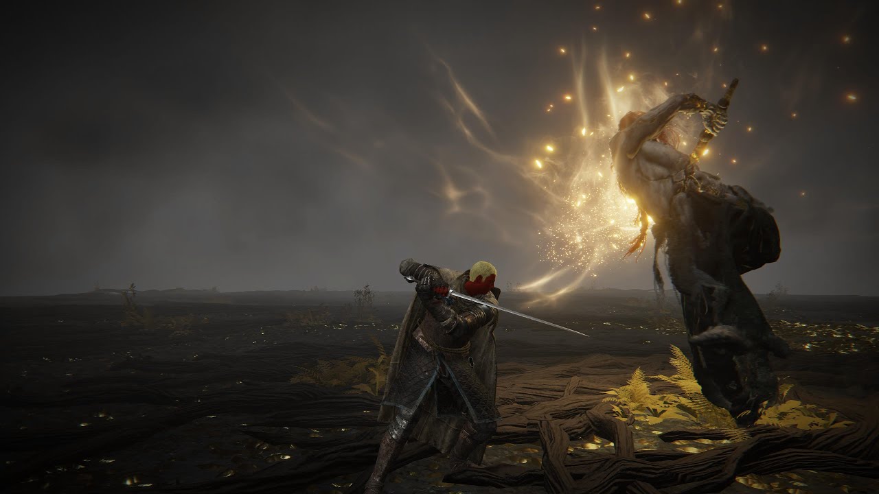 古典弑神戰技 &middot; 準備架式 &middot; 無傷「黃金律法」拉達岡 & 艾爾登之獸