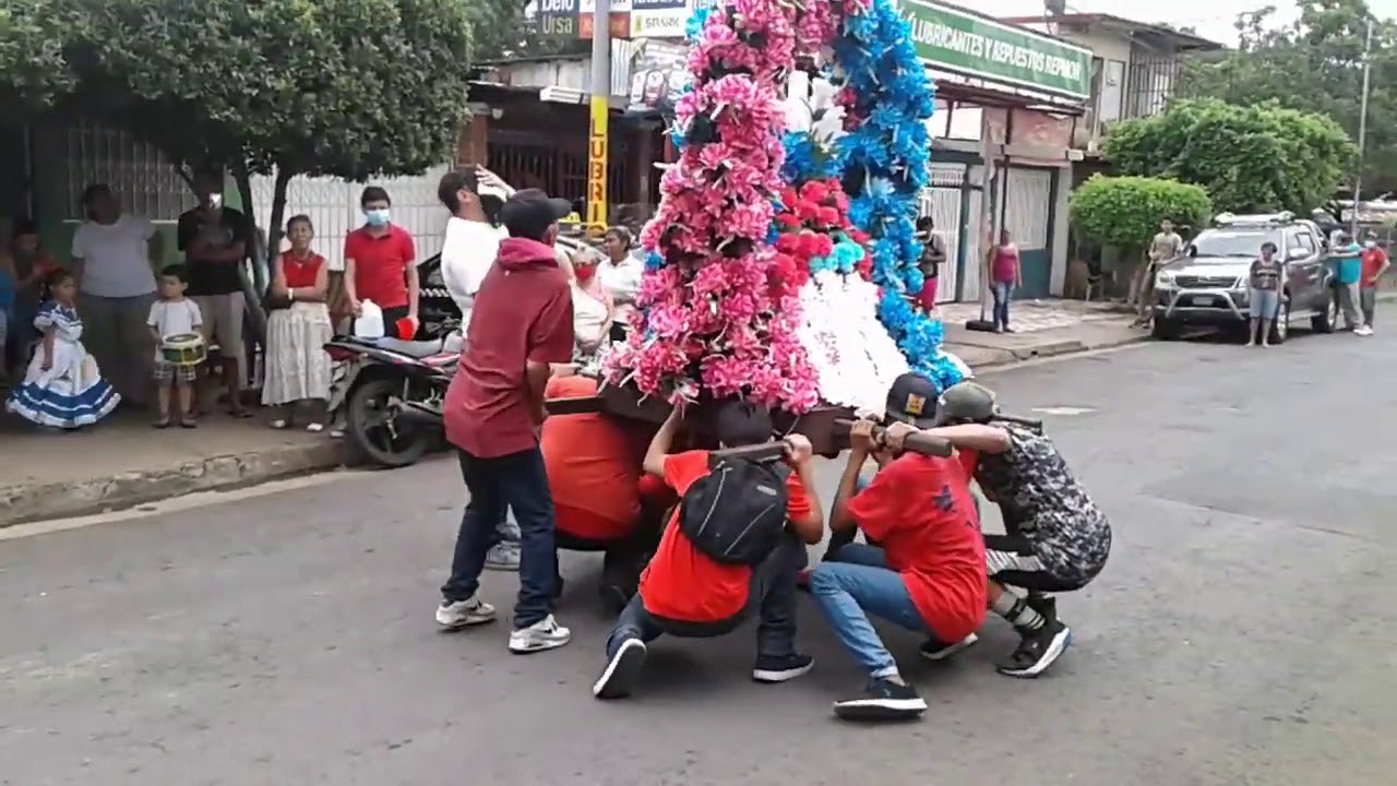 Finalizando las fiestas a Santo domingo de Guzmán barrio María Auxiliadora en Managua 2020