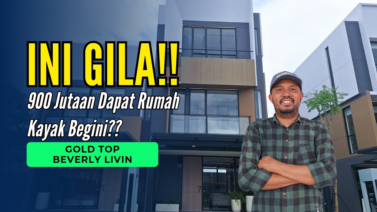 3 Lantai, 4 Kamar Tidur; Harga cuma 900 Jutaan!? Jujur, Ini Gila