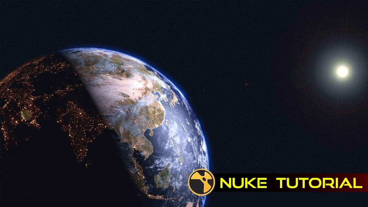 Nuke tutorial - Space Planet Scene