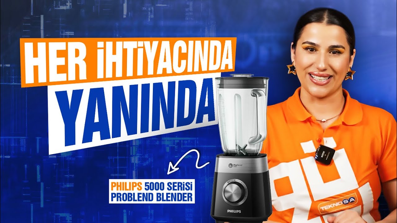 Smoothie Yapmanın En Güçlü Yolu: Philips 5000 Serisi HR3030/00 Blender İncelemesi 🍓✨