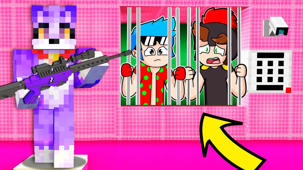 ¡NOS ENCIERRAN EN LA CÁRCEL ROSA! 😱 INVICTOR ESCAPA de LA PRISIÓN MÁS SEGURA DE MINECRAFT