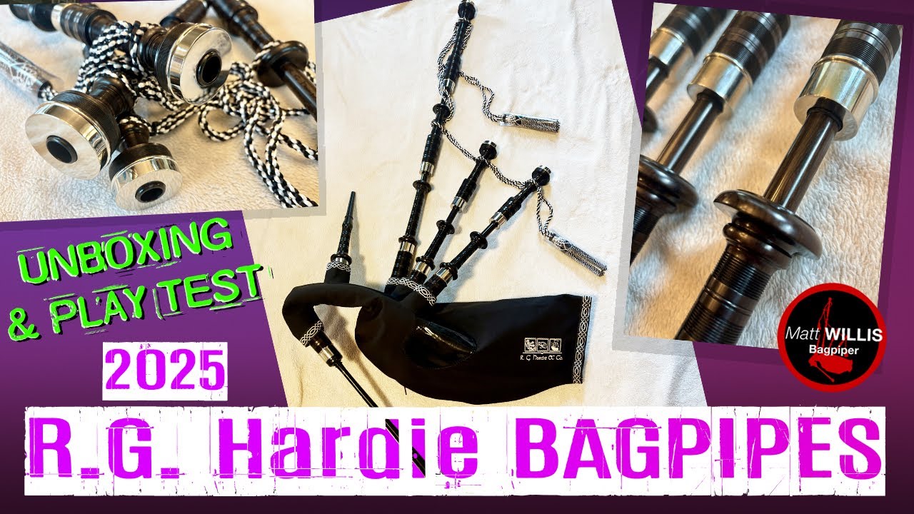Волынки R.G. Hardie 2025 года! Распаковка и игровой тест