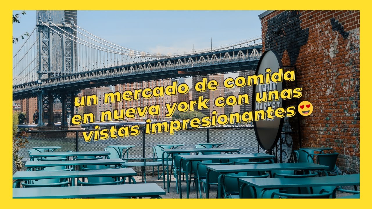 COMIDA EN NUEVA YORK &iexcl;CON VISTAS! 😋 Time Out Market Nueva York