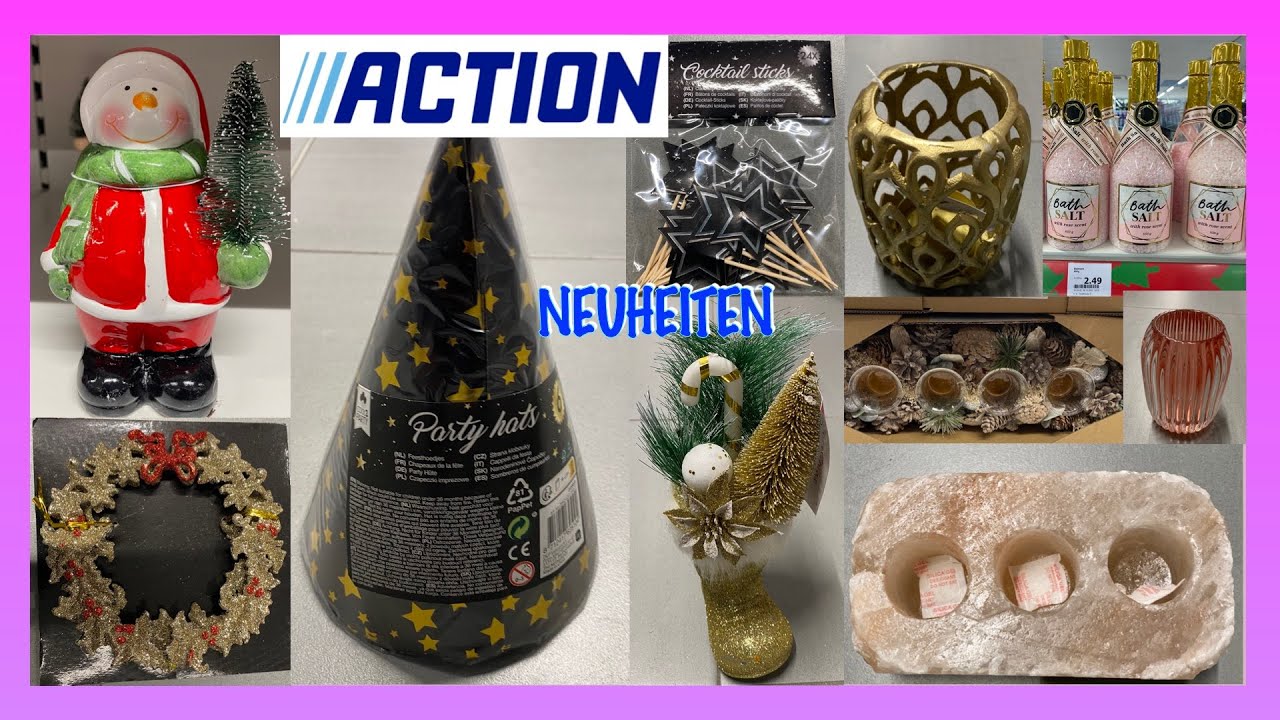 ACTION: NEUEN DEKORATIONEN WEIHNACHTEN,NEUJAHR & HAUSHALT