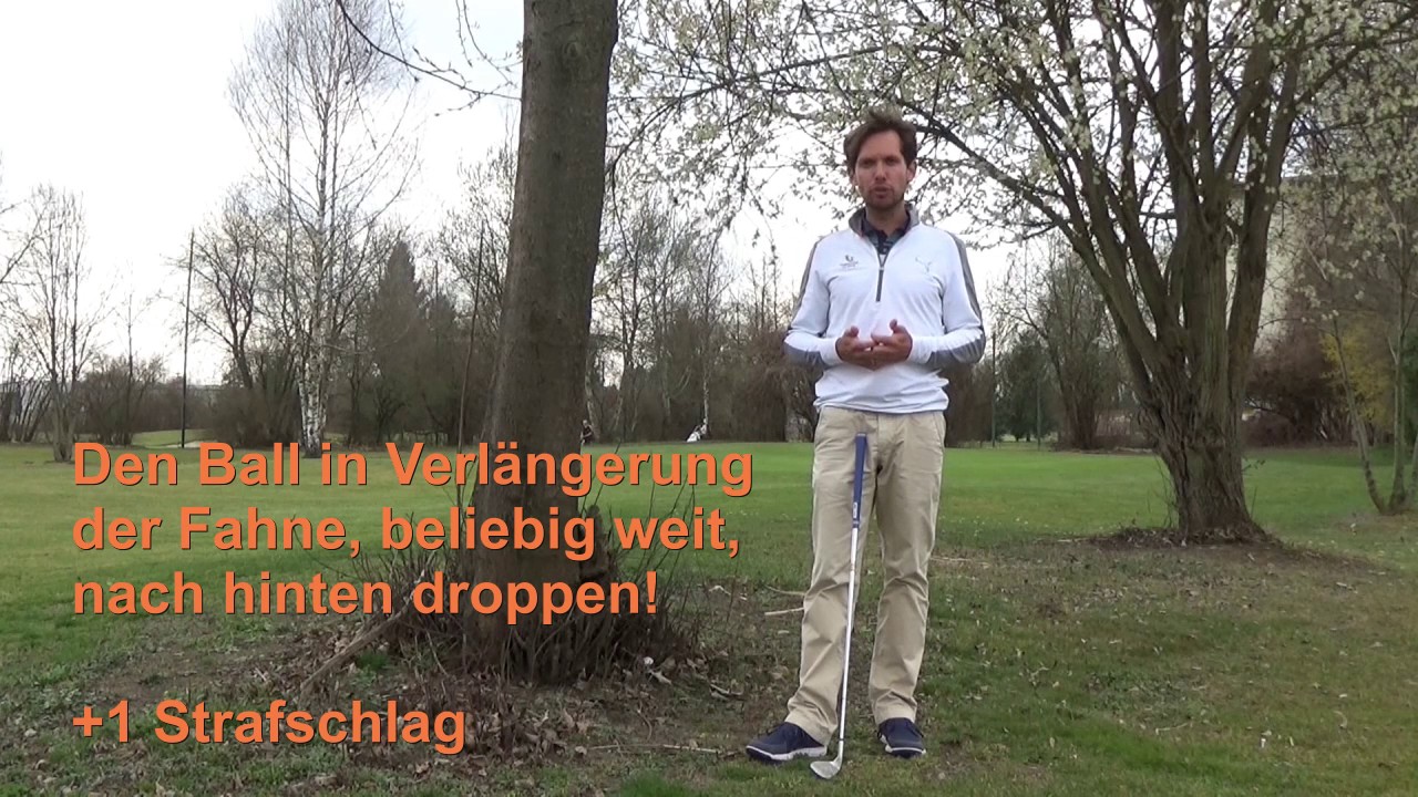 Golfregeln - Ball unspielbar erklären (Ball im Busch, was nun?)