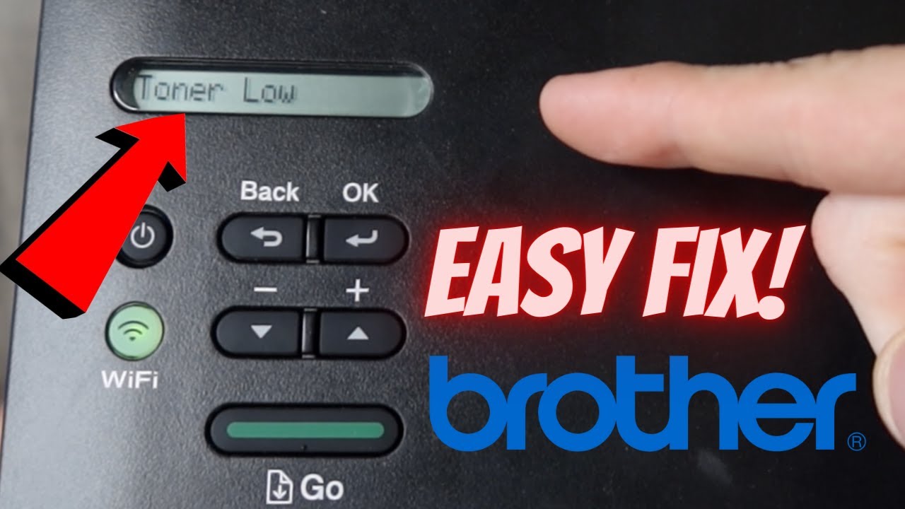 Низкий уровень тонера. Сброс принтера Brother (ИСПРАВЛЕНО) HL2360DW | HL2320D HL2310D HL2380DW