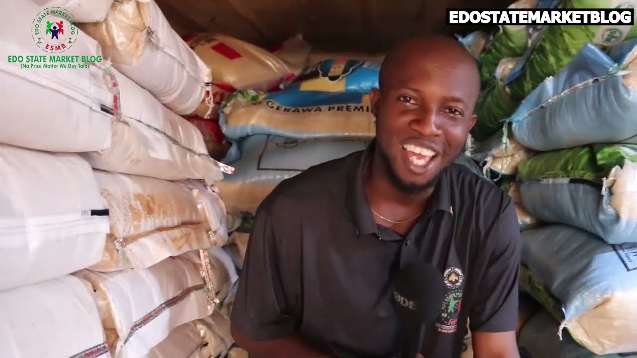 NEW PRICE OF BAG OF RICE BAG OF BEANS WHITE BEANS NA WA OO RICE & BEAN IS 4 THE RICH IN BENIN CITY