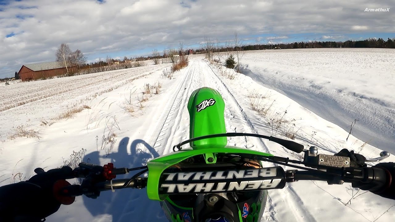 Kawasaki KX250F - Winter Power Wheelies (GoPro)