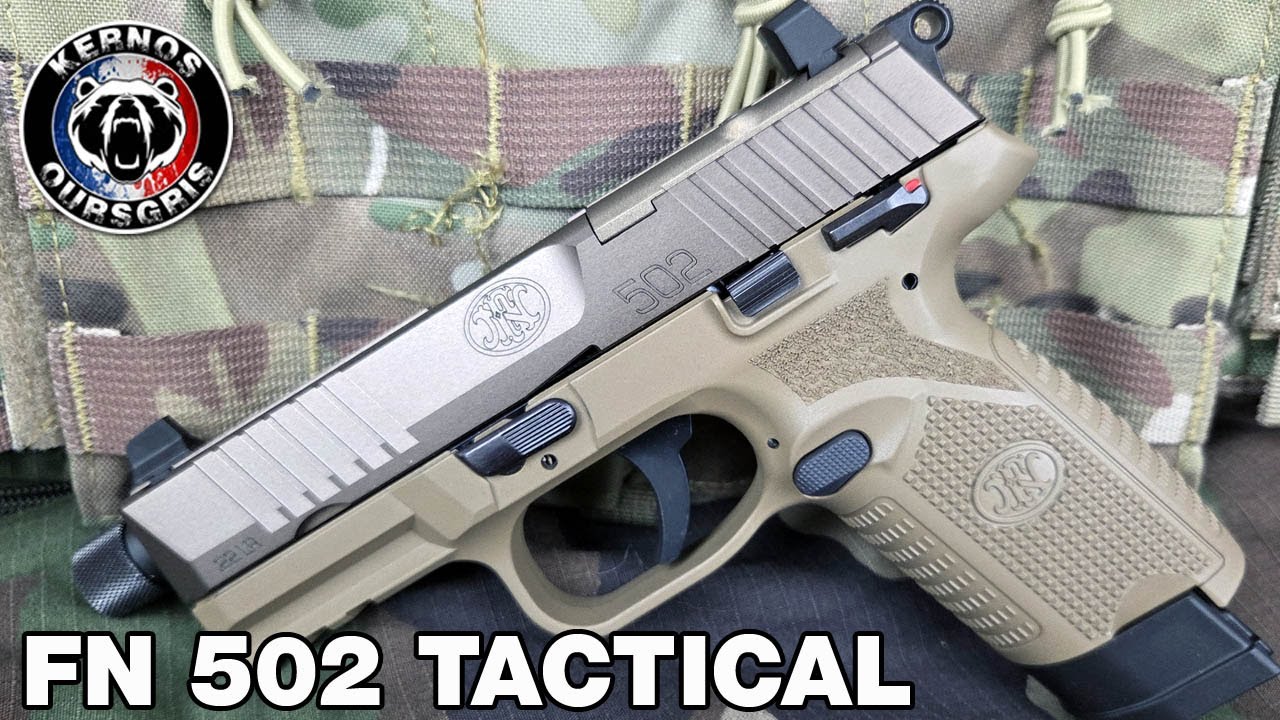 FN 502 TACTICAL FDE : Le pistolet .22 le plus tactique du marché ?