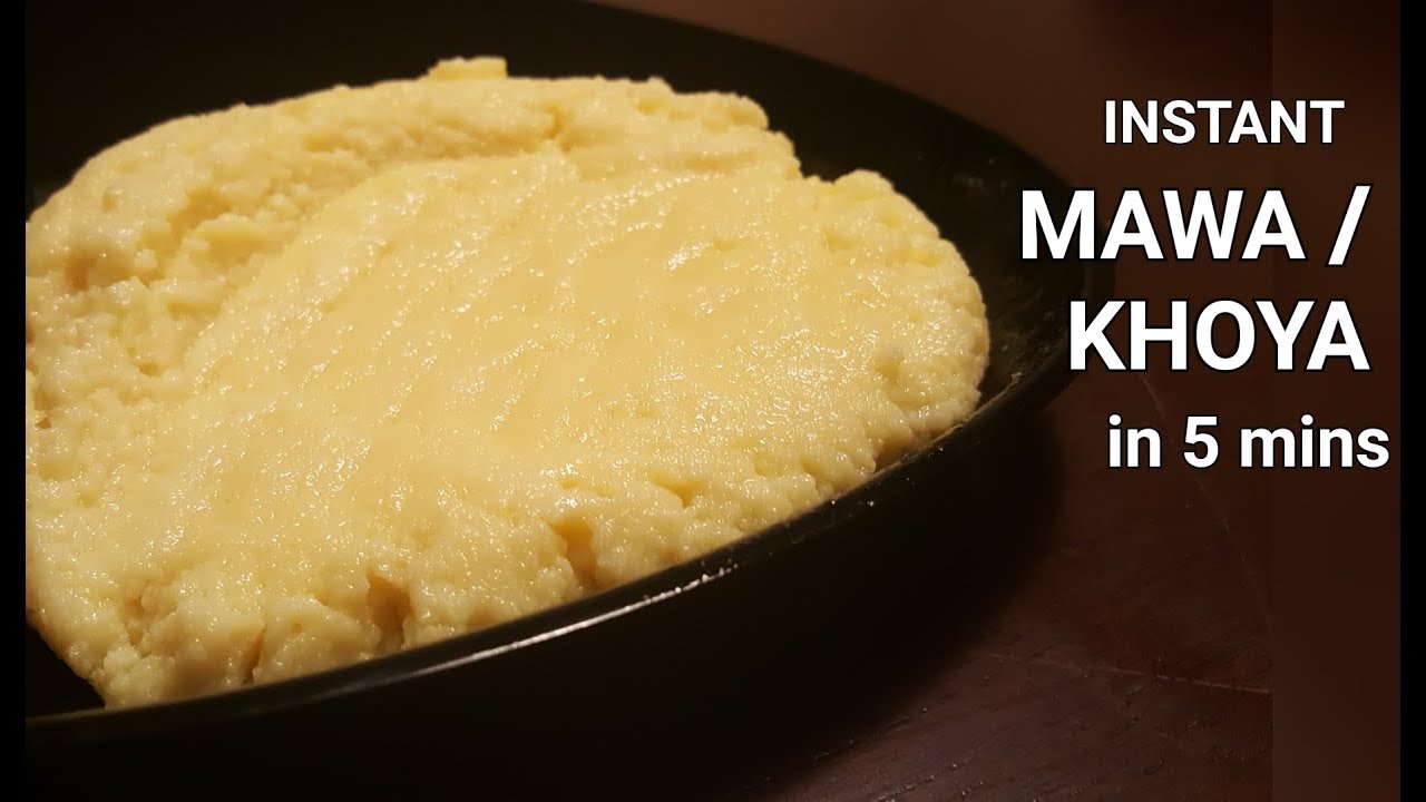 Instant MAWA / KHOYA recipe in 5mins - No milkmaid required - Easy MAW- Perfect for all desserts