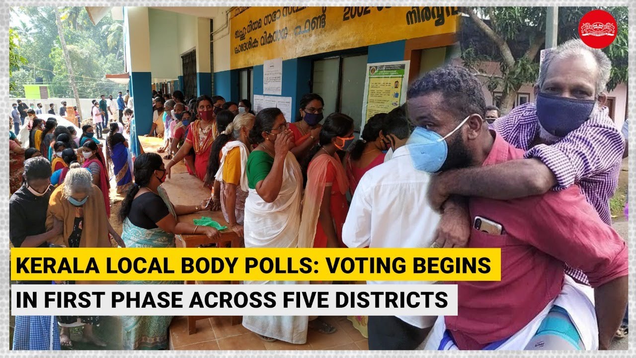 Kerala local body polls: Voting begins in first phase across five districts