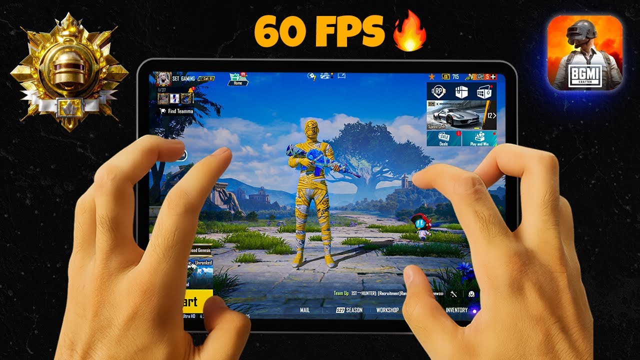 📲 iPad Pro M5 🔥 BGMI ULTRA HDR 60 FPS (Extreme) – NO LAG? Handcam Test